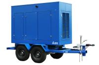 Дизельный генератор ТСС ЭД-100-Т400-1РПМ11 100 кВт 220В/380В TTd 140TS CTMB передвиж.погодозащ.кожух генераторы - фото