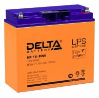 Аккумуляторная батарея Delta HR 12-80 W 12В - фото